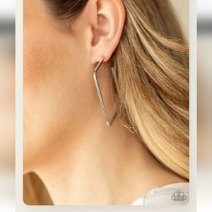 NWOT Hoop Earrings - Square